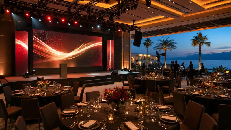 Eventagentur Antalya AYT Events bei Planung und Produktion einer Firmengala
